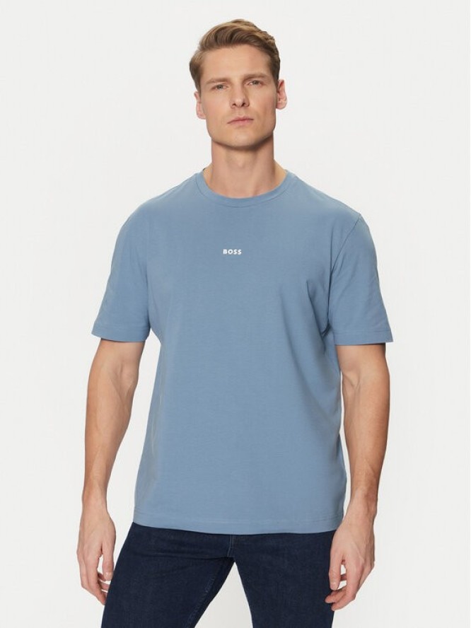 BOSS T-Shirt Tchup 50473278 Błękitny Regular Fit