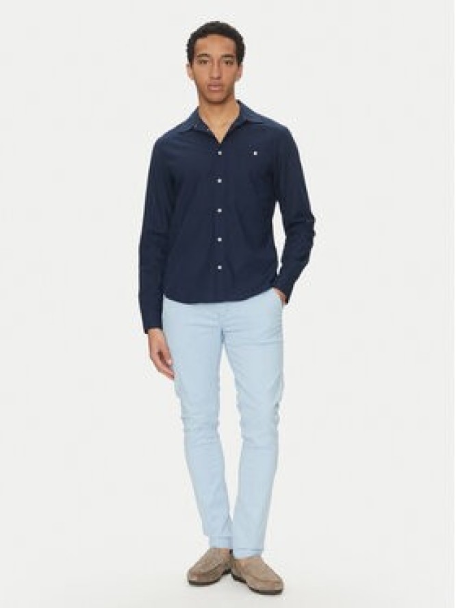 Blend Koszula 20718400 Granatowy Regular Fit