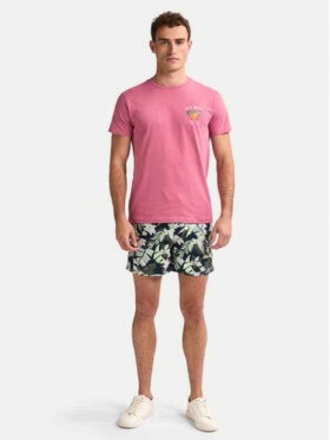 Petrol Industries Szorty kąpielowe M-1050-SWS960 Zielony Regular Fit