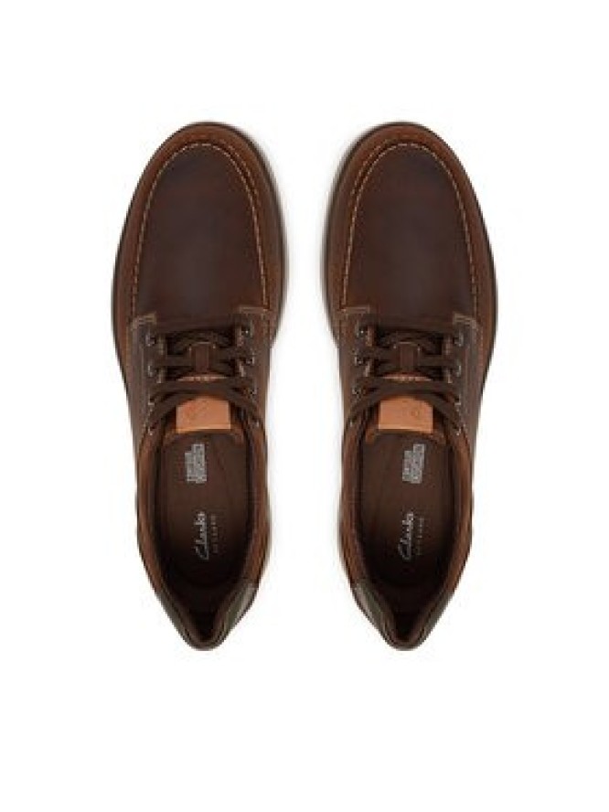 Clarks Półbuty Mullan Moc 26184427 Brązowy