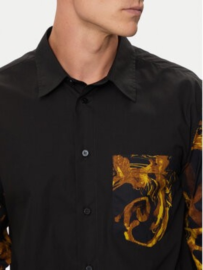 Versace Jeans Couture Koszula 76GAL2R2 Czarny Regular Fit