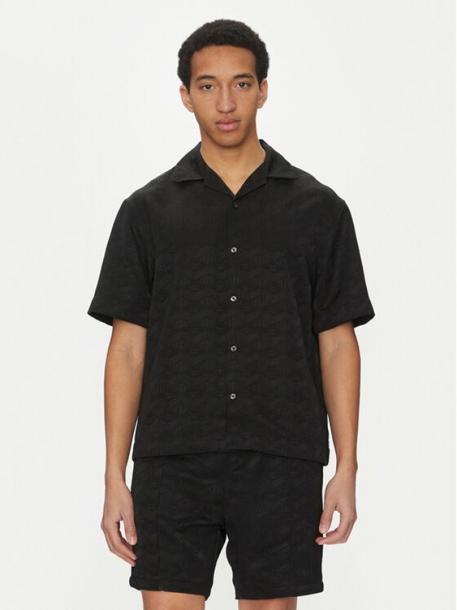 HUGO Koszula Espino 50539288 Czarny Oversize