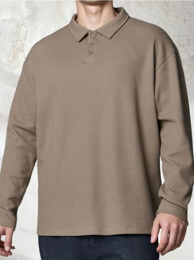 Prążkowany bluza polo - Inny