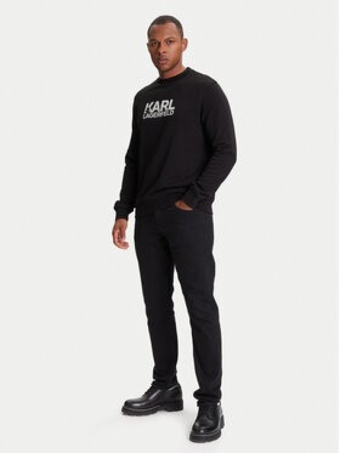 KARL LAGERFELD Bluza 705091 553917 Czarny Regular Fit