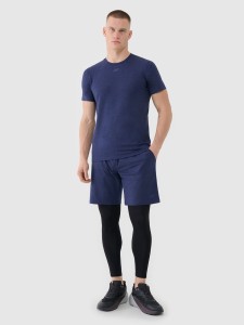 4F Spodenki treningowe szybkoschnące męskie - granatowe XXL