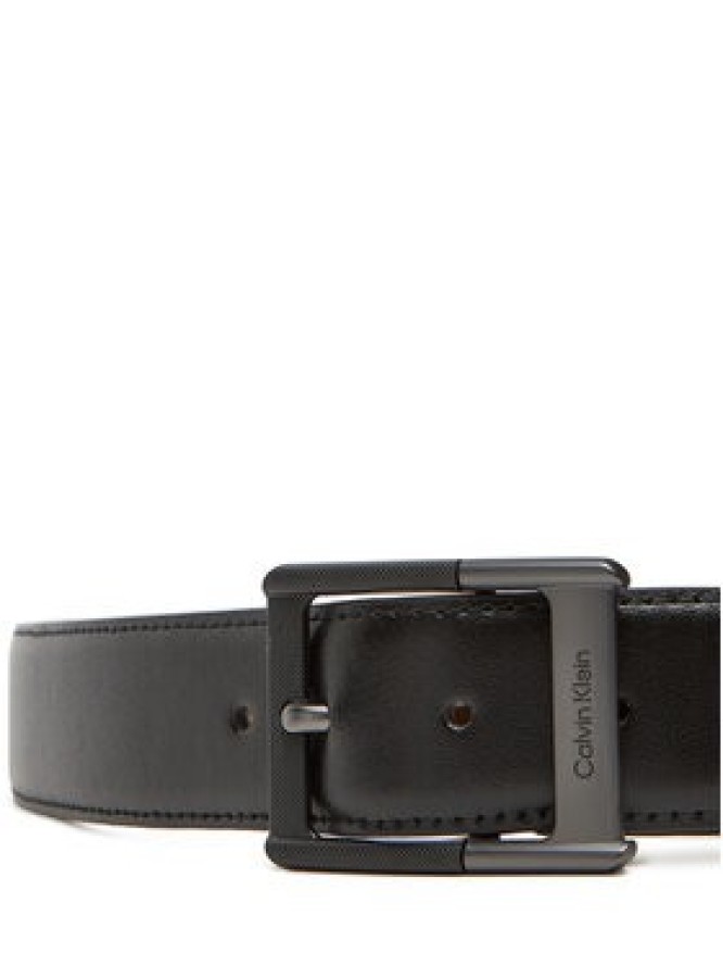Calvin Klein Pasek Męski Classic Buckle Belt 38Mm LV04D7012G Czarny