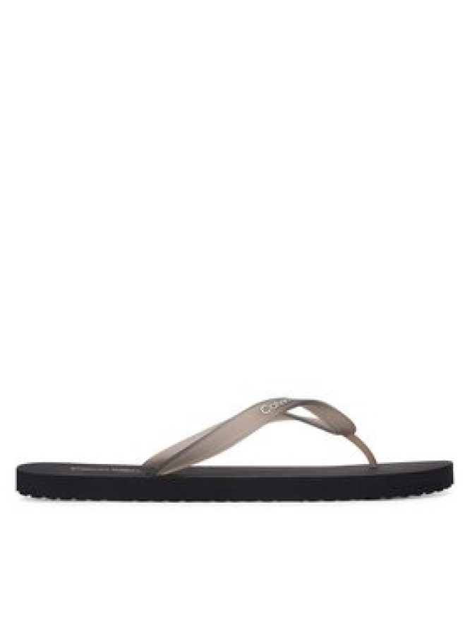 Calvin Klein Japonki Beach Thong Slide HM0HM02105 Czarny