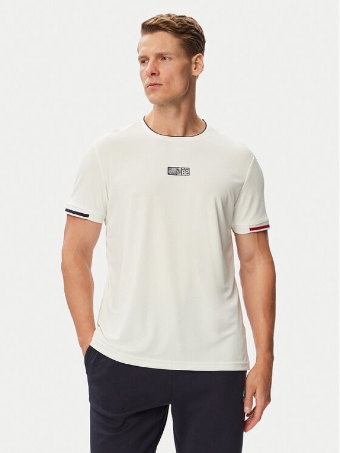 Beverly Hills Polo Club T-Shirt P-SS26M-TS0172 Biały Regular Fit
