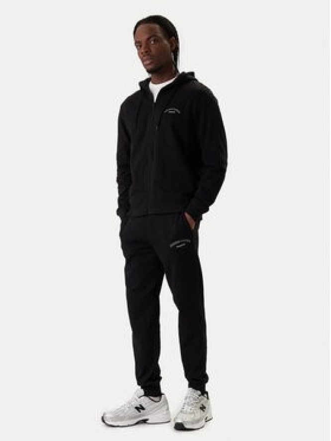 Jack & Jones Spodnie dresowe Jpstgordon 12289724 Czarny Regular Fit