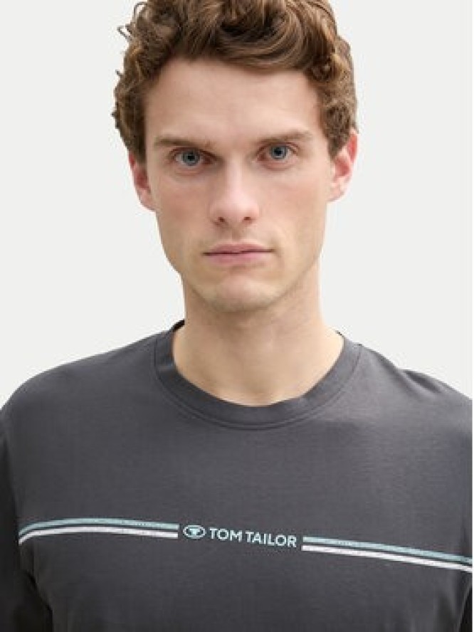 Tom Tailor T-Shirt 1037803 Szary Regular Fit