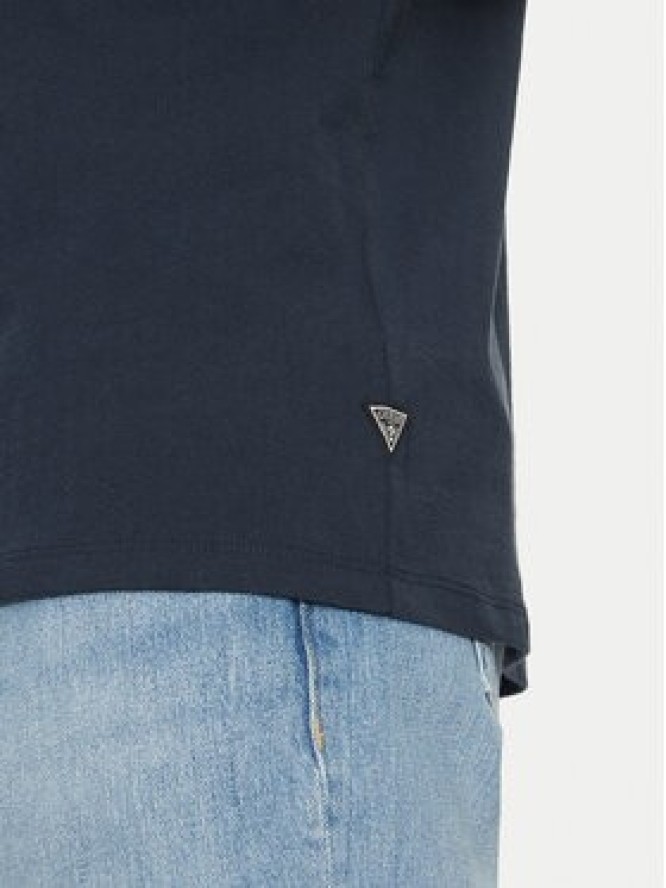 Guess T-Shirt M5GI27 KBW41 Granatowy Regular Fit