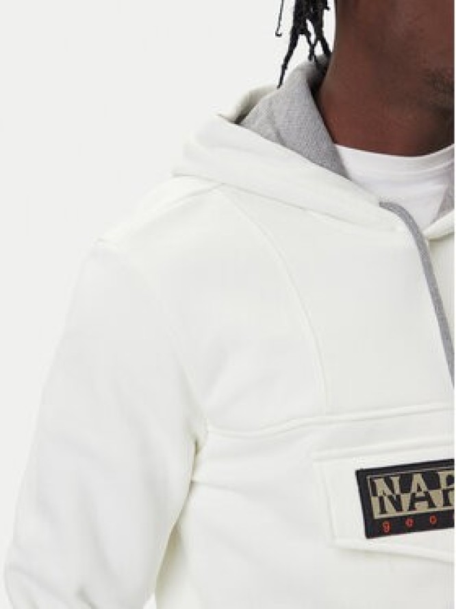 Napapijri Bluza Burgee Wint 4 NP0A892T Beżowy Regular Fit