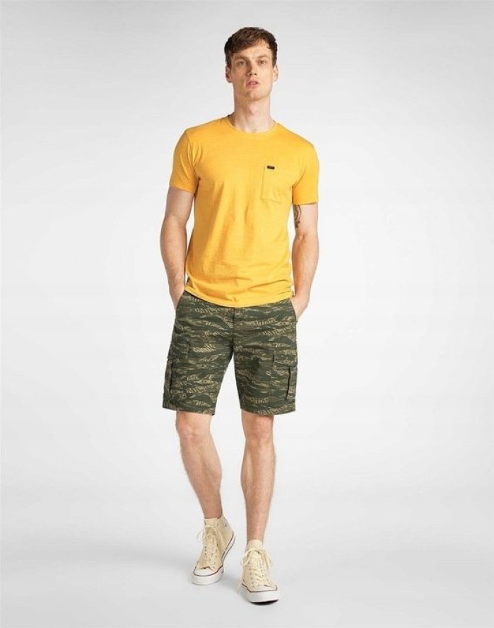 LEE ULTIMATE POCKET TEE MĘSKI T-SHIRT GOLDEN YELLOW L66JWTNF 112116509