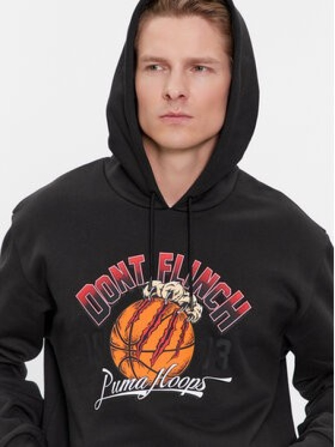 Puma Bluza Graphic Booster 624812 Czarny Regular Fit