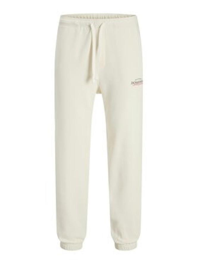 Jack & Jones Spodnie dresowe Kane Billy 12283257 Écru Relaxed Fit