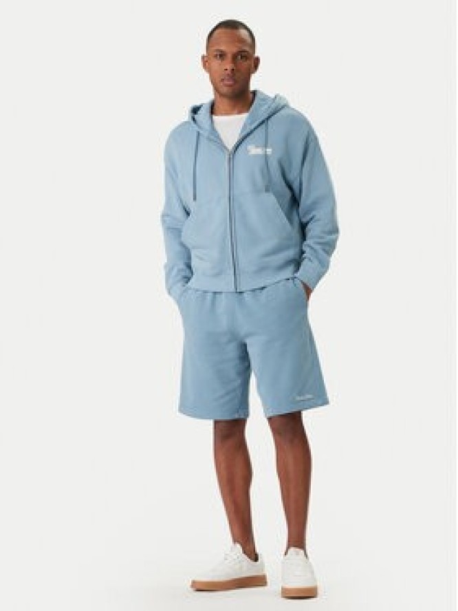 Guess Jeans Bluza M6GQB6 KCPR1 Niebieski Boxy Fit