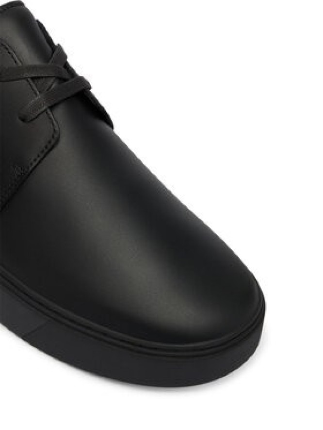 Calvin Klein Sneakersy Hybrid Clean Cup Derby Lth HM0HM02011 Czarny