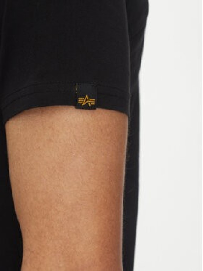 Alpha Industries T-Shirt Basic 100501 Czarny Regular Fit