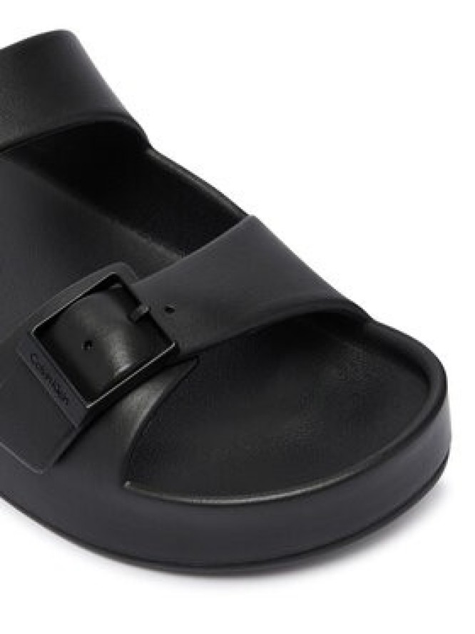 Calvin Klein Klapki Ergon Eva Double Bar Sandal HM0HM02116 Czarny