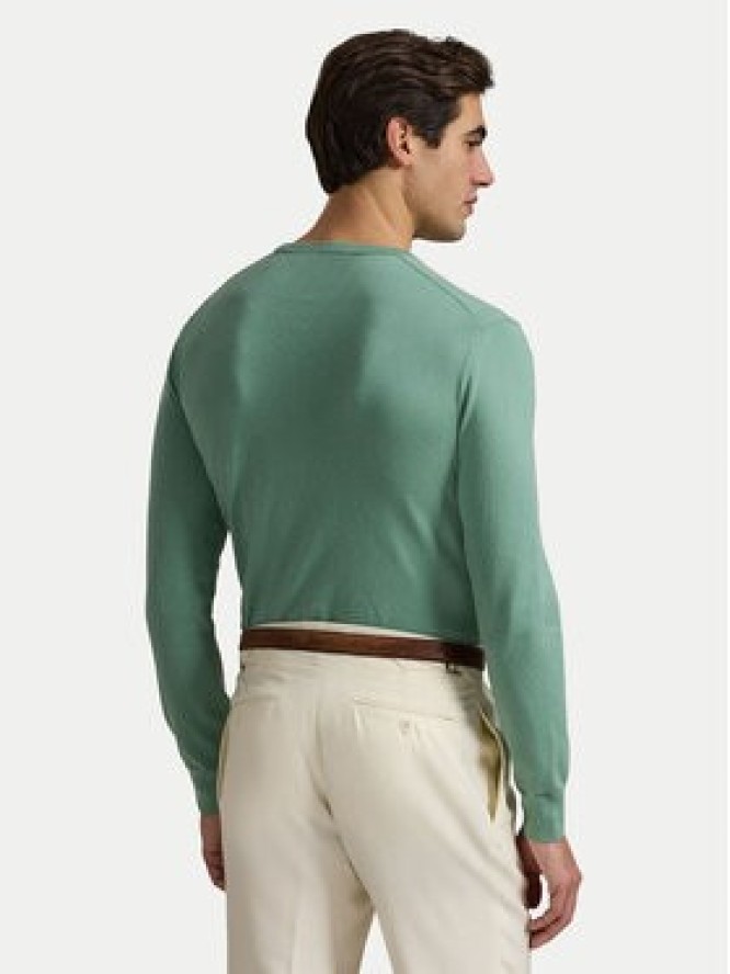Polo Ralph Lauren Sweter 710890558508 Zielony Slim Fit