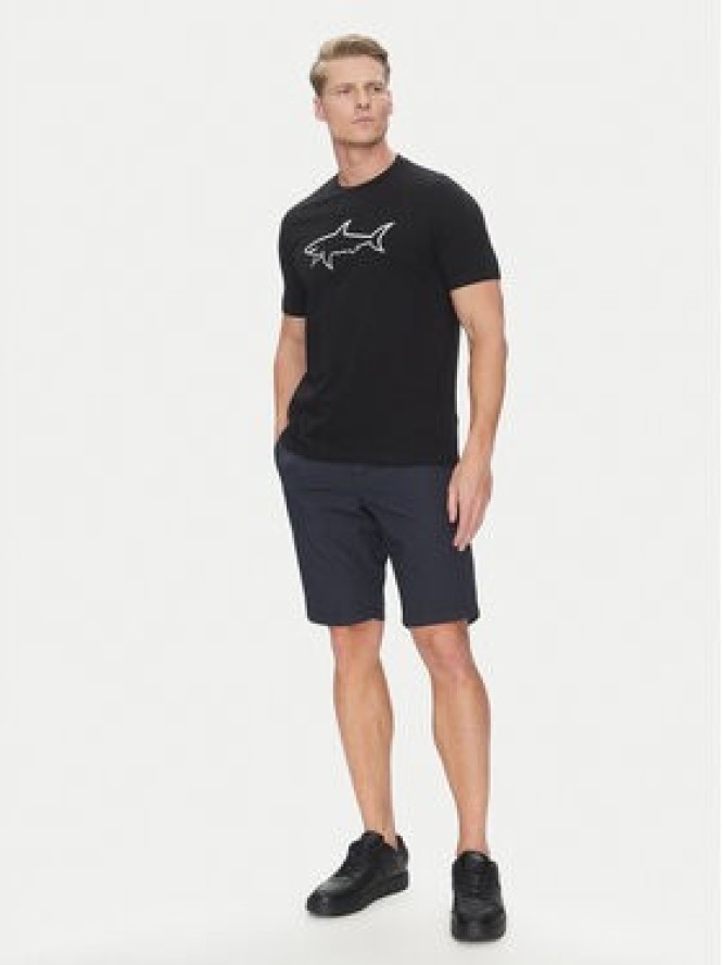 Paul&Shark T-Shirt 25411078 Czarny Regular Fit