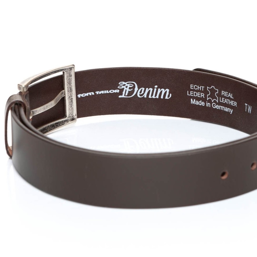 TOM TAILOR PASEK SKÓRZANY TM0184R01 691 40mm Gürtel Q.2647