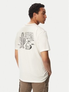 RVCA T-Shirt Deth Valley 23A351532 Biały Regular Fit