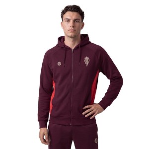 Męska lifestyle’owa piłkarska bluza z kapturem Siroko RSG Travel Fullzip Pla
