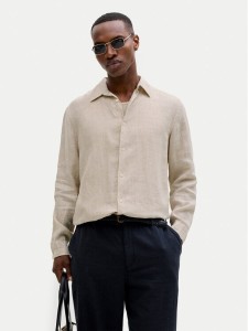 Jack & Jones Koszula Lawrence 12293563 Beżowy jasny Regular Fit