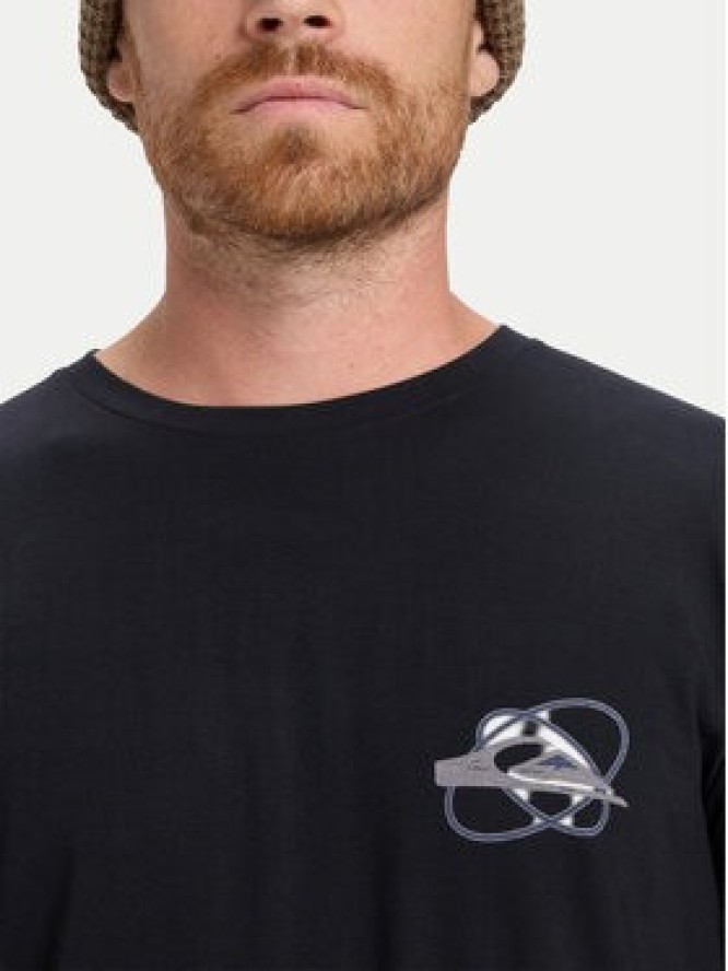 Quiksilver Longsleeve Coastal Run EQYKT04400 Czarny Regular Fit