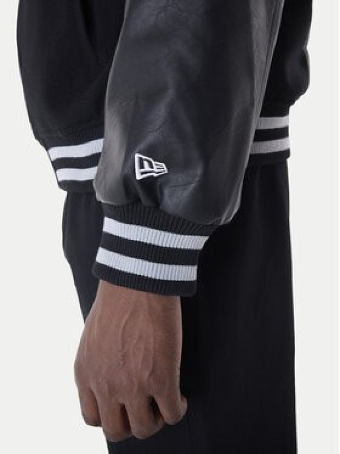 New Era Kurtka bomber New Era NFL Las Vegas Raiders Varsity 60596371 Czarny Regular Fit