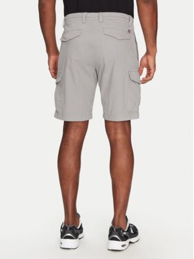 Napapijri Szorty materiałowe N-Deline NP0A4HOT Szary Regular Fit