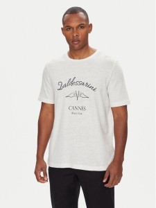 Baldessarini T-Shirt B4 20084.5283 Biały Regular Fit