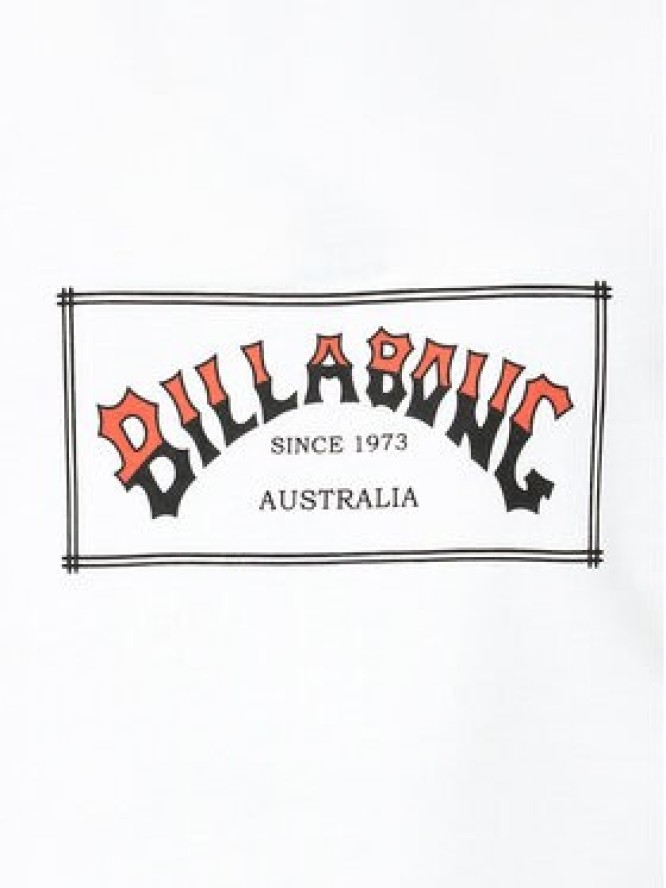 Billabong T-Shirt Arch EBYZT00167 Biały Regular Fit