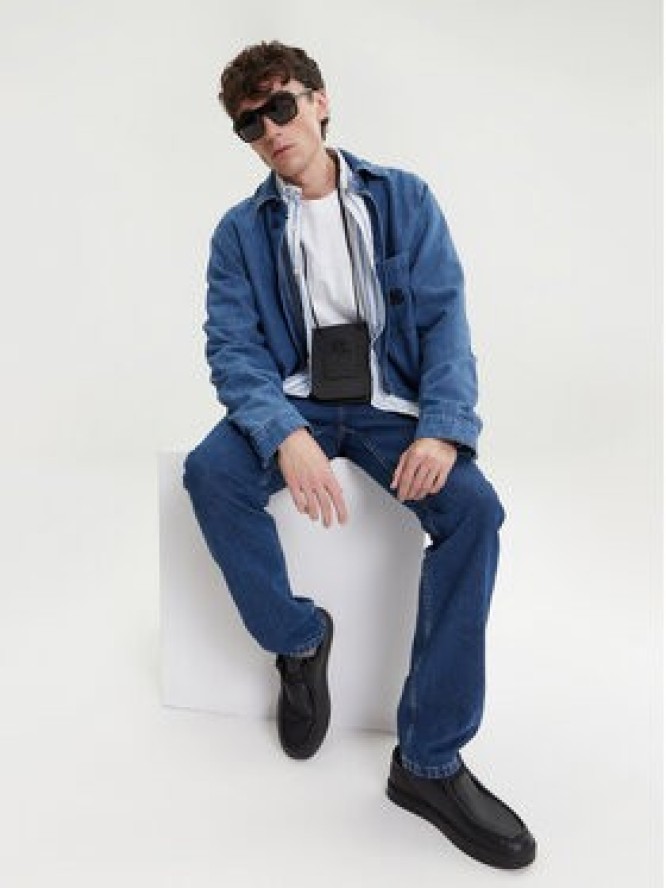 Calvin Klein Półbuty Hybrid Apron Lace Up Lth HM0HM01893 Czarny