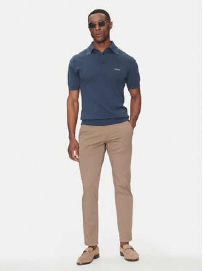 Guess Sweter M4GR07 Z3DN1 Granatowy Regular Fit