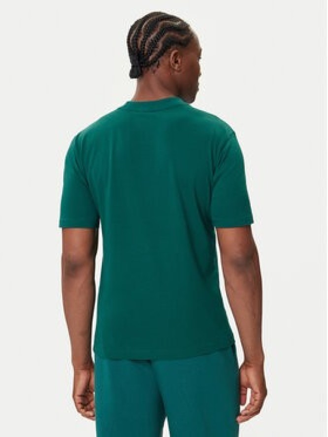 adidas T-Shirt Essentials Small Logo JF1096 Zielony Regular Fit