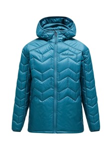Kurtka Peak Performance męska Elevate Liner Hood turkusowa 24/25