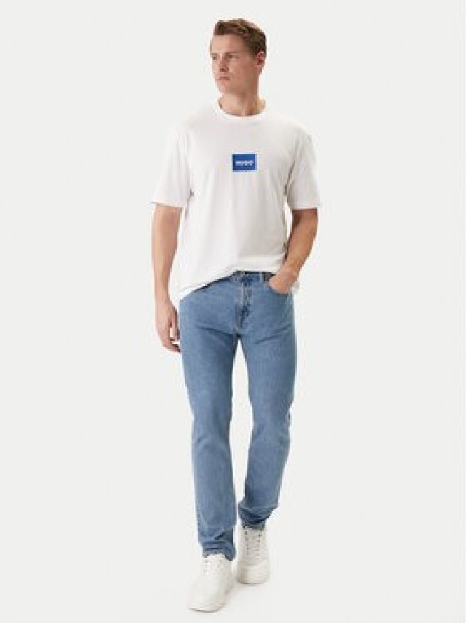 HUGO Jeansy Ash 50551895 Niebieski Slim Fit
