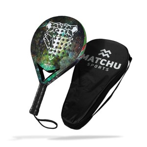 padel rakieta niedźwiedź - okrągły kształt dla obrońców