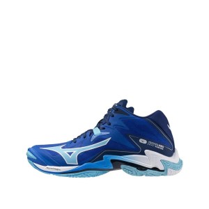 Buty do siatkówki Mizuno Wave Lightning Z8 Mid Niebiesko/Białe