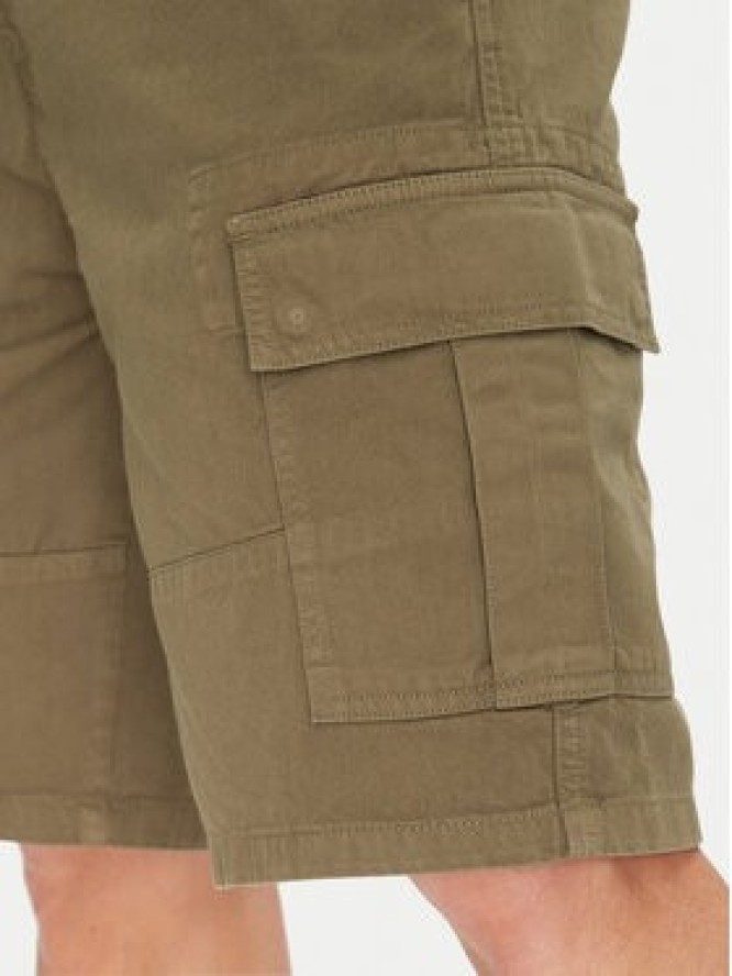 Guess Jeans Szorty materiałowe M5GD45 WGCV1 Khaki Regular Fit