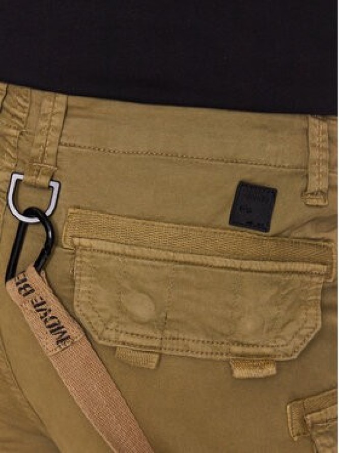 Alpha Industries Szorty materiałowe Utility 116213 Beżowy Slim Fit