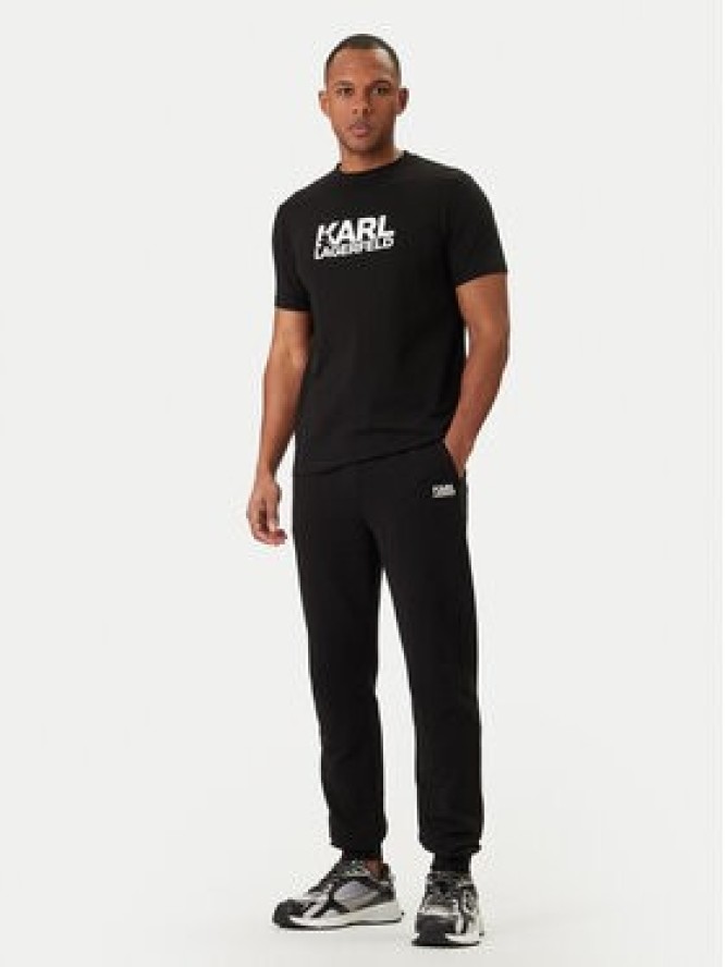 KARL LAGERFELD T-Shirt 755780 500235 Czarny Regular Fit