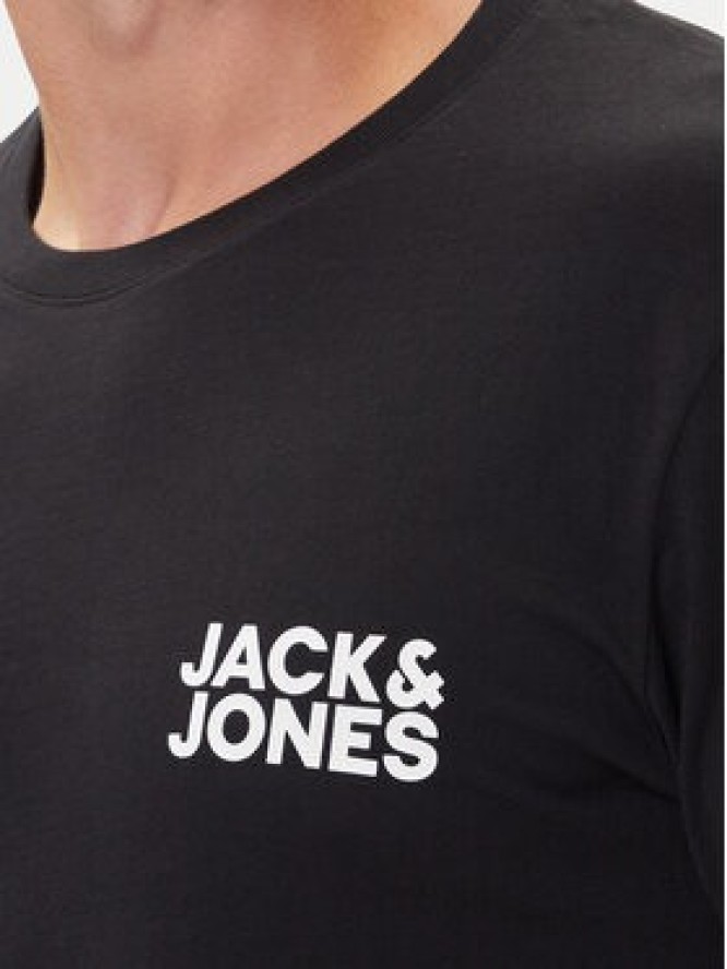 Jack & Jones Komplet t-shirtów Corp Logo 12191762 Czarny Slim Fit