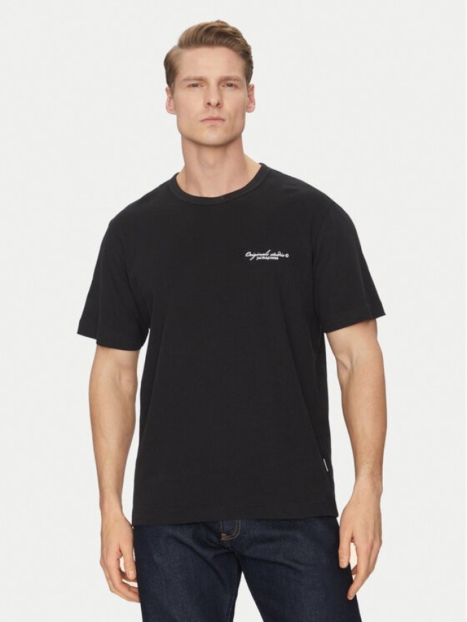 Jack & Jones T-Shirt Boston 12272968 Czarny Relaxed Fit