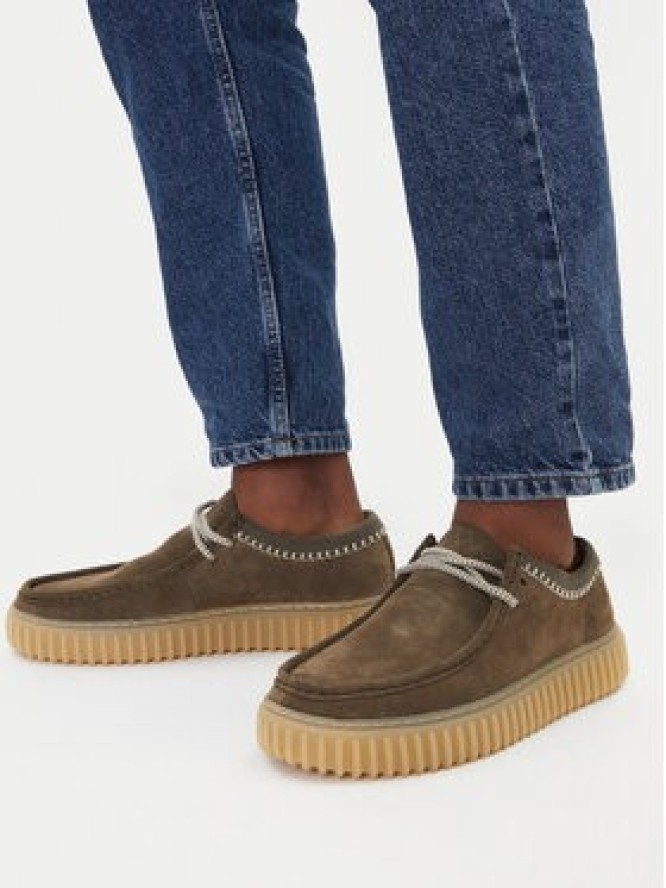Clarks Półbuty Torhill Low 26180905 Zielony