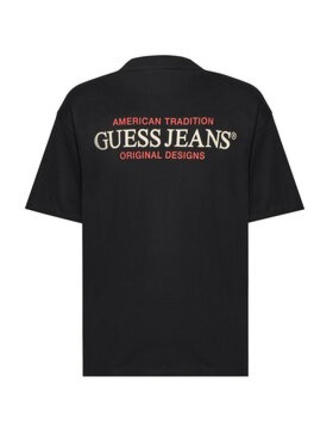 Guess Jeans T-Shirt M4BI75 K8FQ4 Czarny Oversize