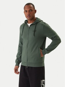 EA7 Emporio Armani Bluza 8NPM33 PJVRZ Zielony Regular Fit