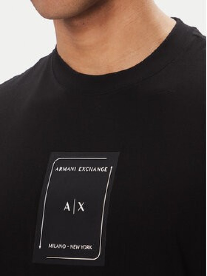 Armani Exchange T-Shirt XM000570 AF10356 UC001 Czarny Regular Fit